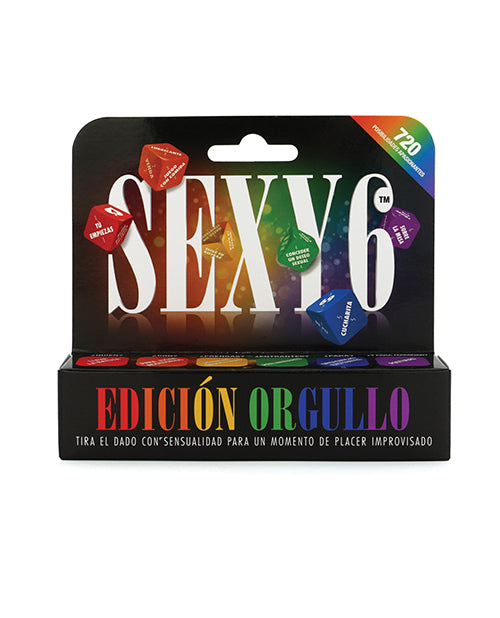 Sexy 6 Dice Game Pride Edition Spanish - Pleasures By KMarie